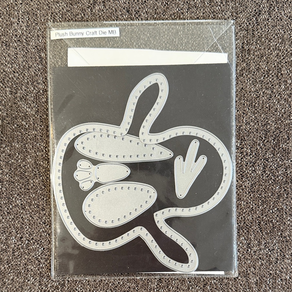 Memory Box Steel Craft Die PLUSH LIAM BUNNY 99326 Easter Rabbit Animal NEW